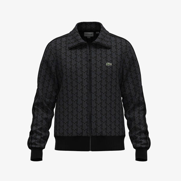 Paris Monogram Zipped Sweatshirt
