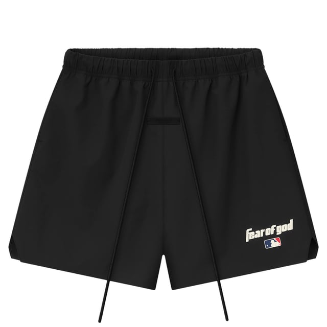 Men's Fear of God x MLB Black Logo Classic Fit Sweatshorts