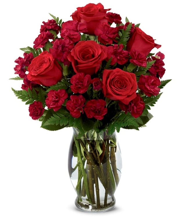 White Rose Bouquet at Send Flowers