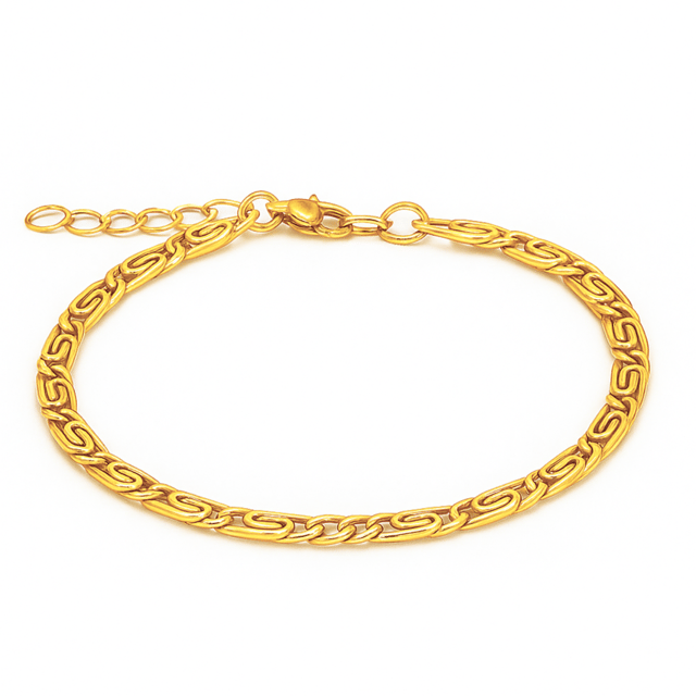 Ornella Snail Chain Bracelet