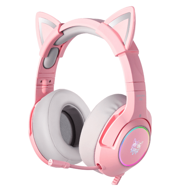 ONIKUMA K9 RGB Stereo Gaming Headset with Cat Ears for PS4, Xbox, PC and Switch