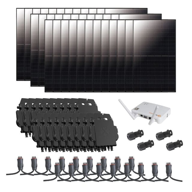 Complete Grid-Tie Solar Kit - 14.4kW ~ 14.76kW Solar w/ Microinverters | 36 x Solar Panels [MIK-PRO]