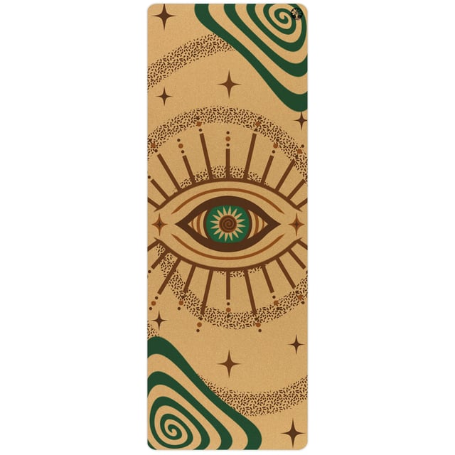 Swirly Flow Unity Pro Cork Yoga Mat