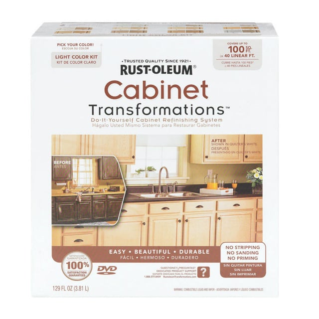 Rust-Oleum 258109 Cabinet Refinishing System, White
