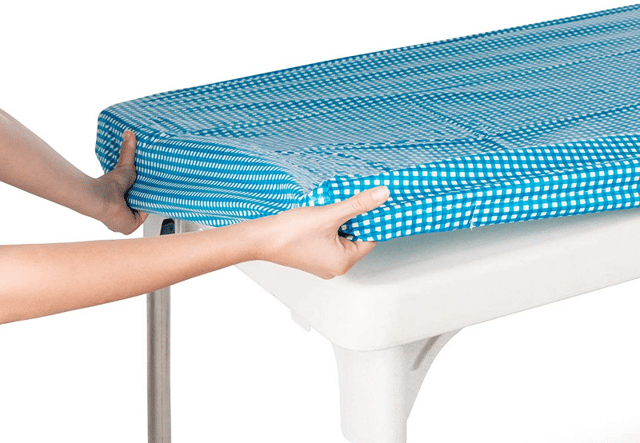 Waterproof Elastic Table Cover with Elastic Edge