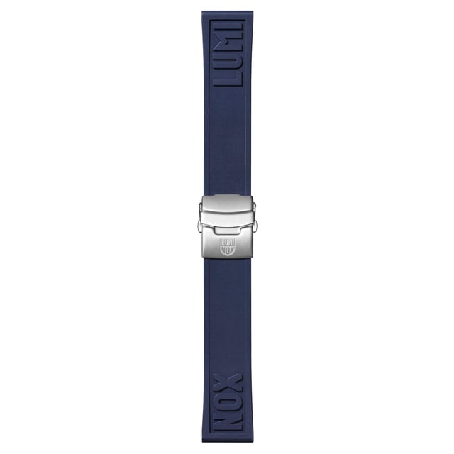 Cut-to-Fit Rubber Strap, 24 mm, Navy
