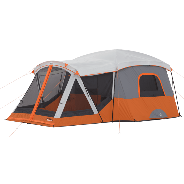 11 Person Cabin Tent with Screen Room 17' x 12'
