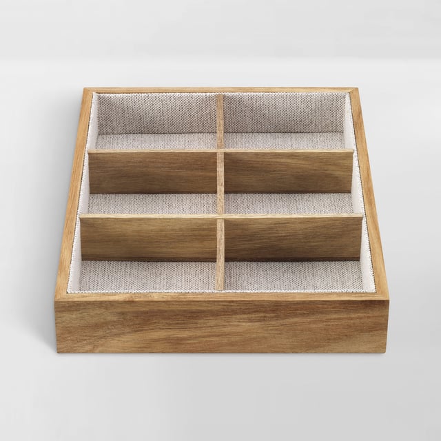 Lined Acacia Trays