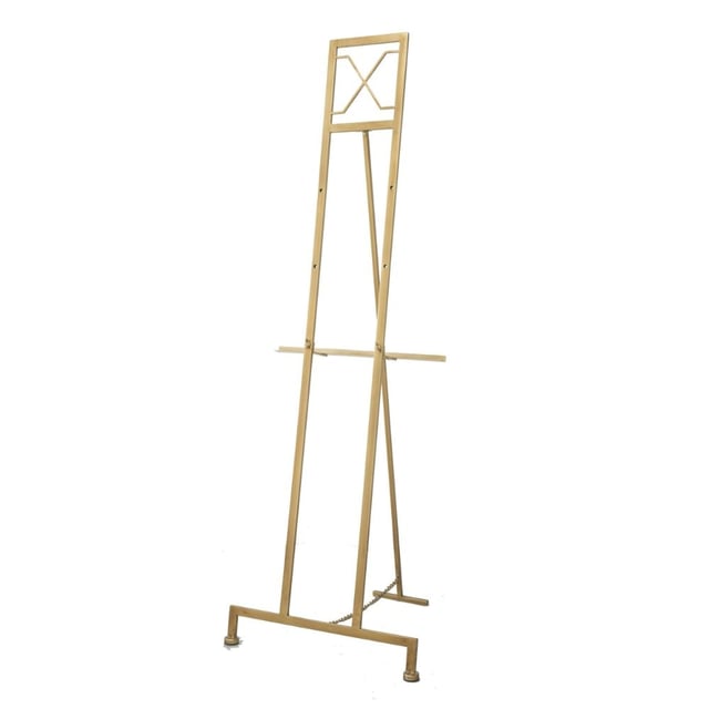 Easel Stand | 70" | Large | Gold Iron Frame | Freestanding