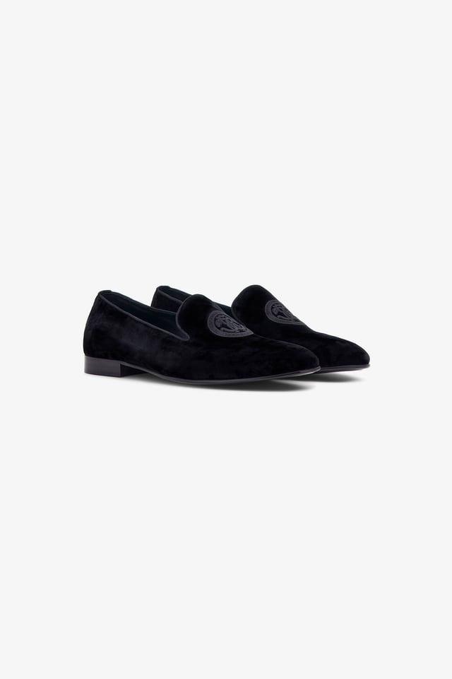 Loafers with Logo