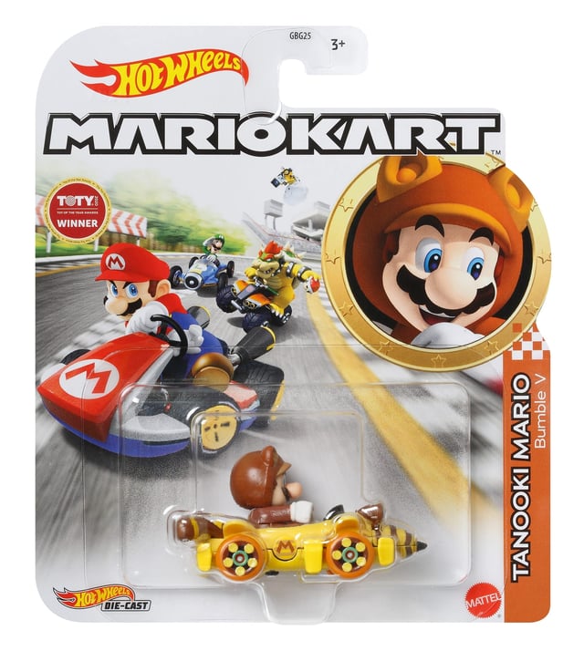 Hot Wheels Mario Kart - Tanooki Mario Bumble V