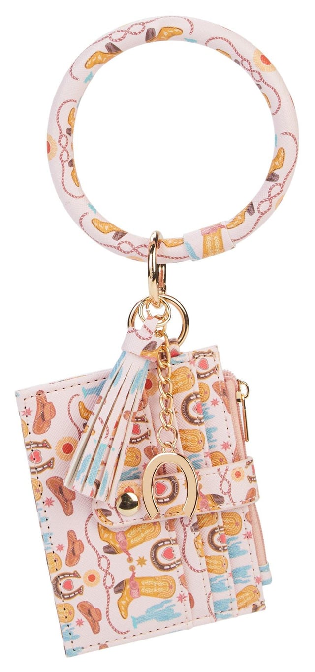 Cowboy Print Cardcase Wristlets ||PB107824463690||