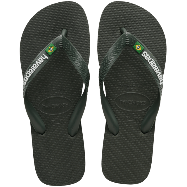 Men's Brazil Logo Flip Flops