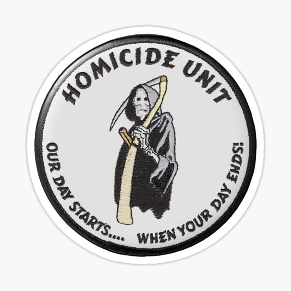 Homicide Unit Sticker