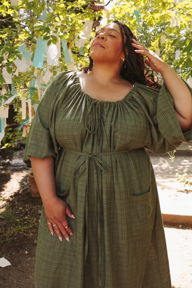 Limited Edition Nasip Dress - Olive Green
