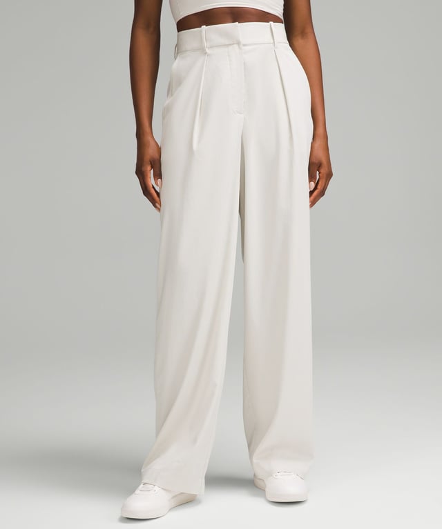Pleat-Front High-Rise Trouser 
