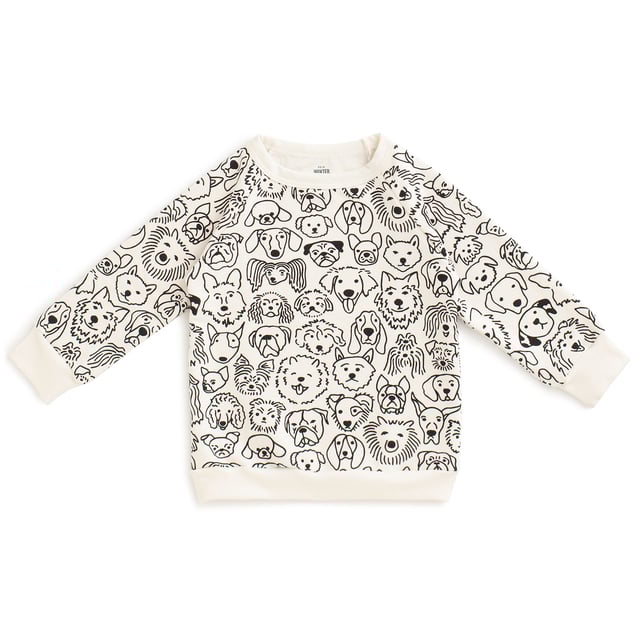 Sweatshirt - Dogs Black