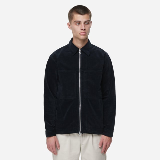 NN07 Isak 1322 Corduroy Zip Overshirt