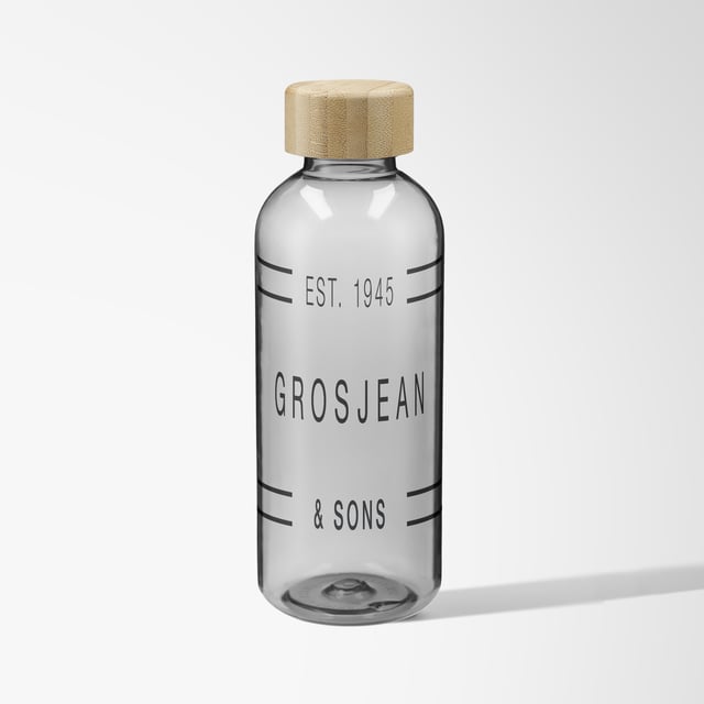 650 ml Sona Recycled Bottle with Bamboo Lid