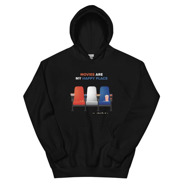 Fandango Movies Are My Happy Place Hoodie