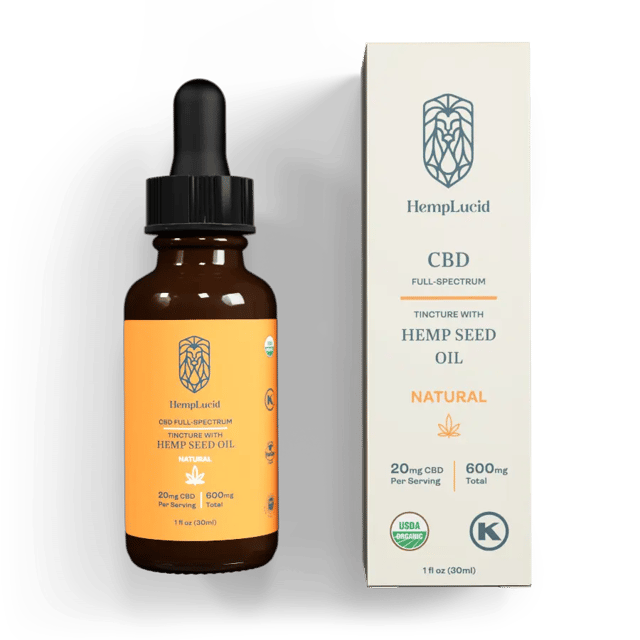 Organic Full-Spectrum CBD in Hemp Seed Oil