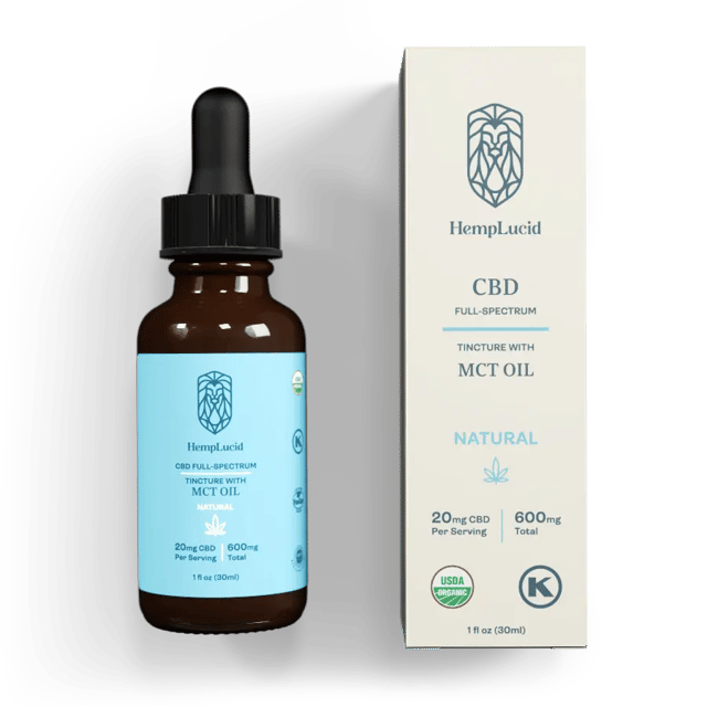 Organic Full-Spectrum CBD in MCT Oil - Natural Flavor