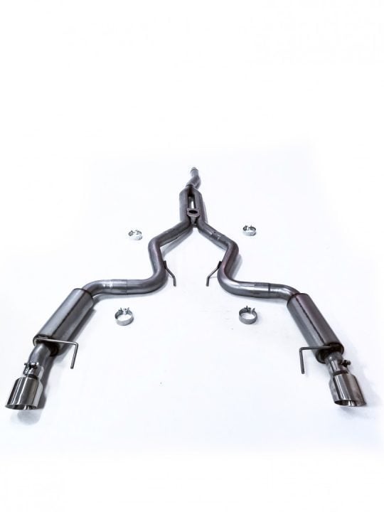 Circuit Concept Garage 2015-2023 Ford Mustang Ecoboost Stainless Steel Dual Exit Exhaust
