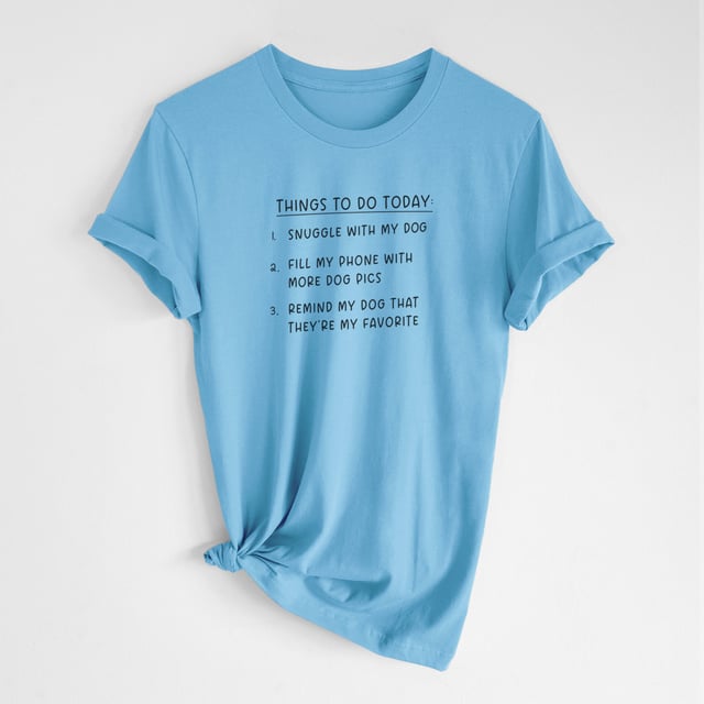 Things to Do Today - Snuggle with Dog - Unisex Crewneck