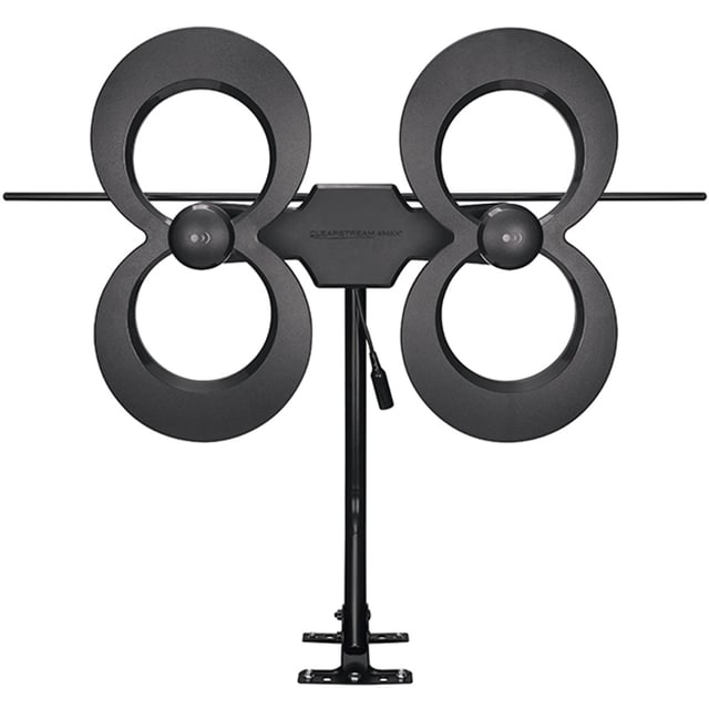 ClearStream 4MAX UHF VHF Indoor Outdoor HD TV Antenna with 20-inch Mast