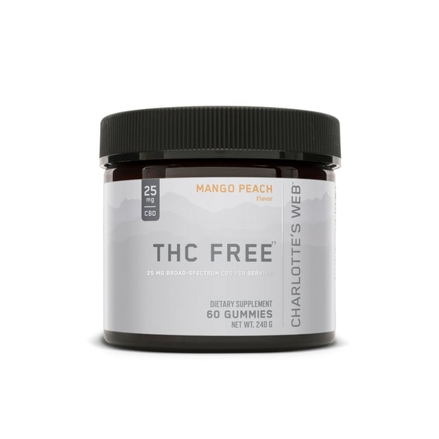 CBD Gummies: 25mg THC-Free 60 CT