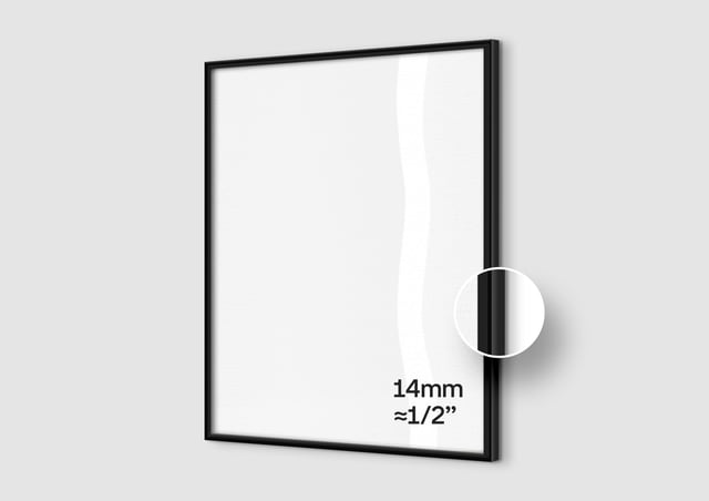 Premium Semi-Glossy Paper Wooden Framed Poster