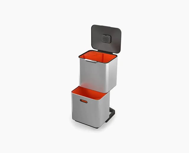 Totem Max 60L Stainless-steel Waste & Recycling Bin