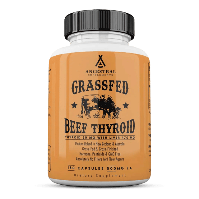 Grass Fed Beef Thyroid (3-Month Subscription)