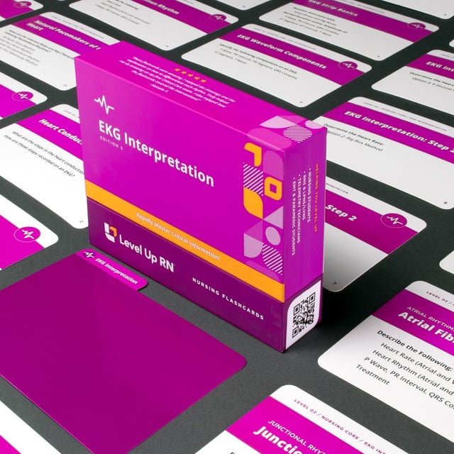 EKG Interpretation - Nursing Flashcards