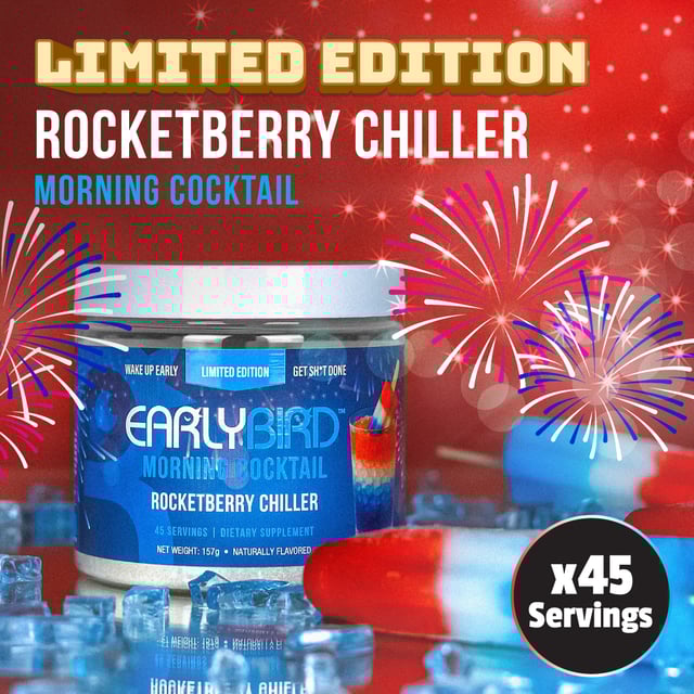 Limited Edition Rocketberry Chiller Morning Cocktail