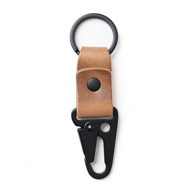 Leather Clip Keychain