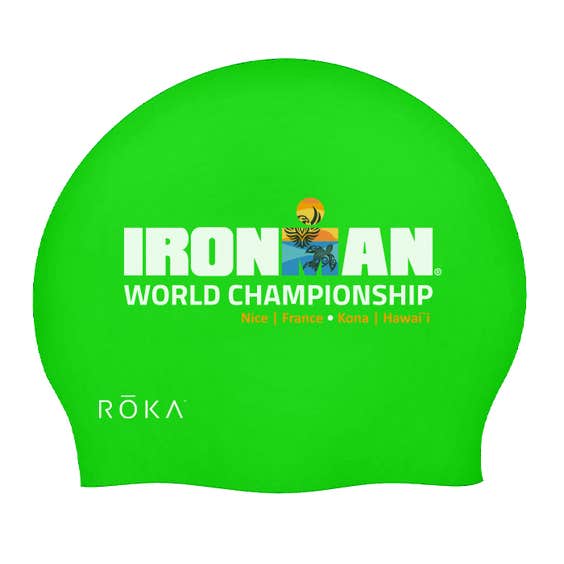  IRONMAN WORLD CHAMPIONSHIP ROKA SILICONE SWIM CAP