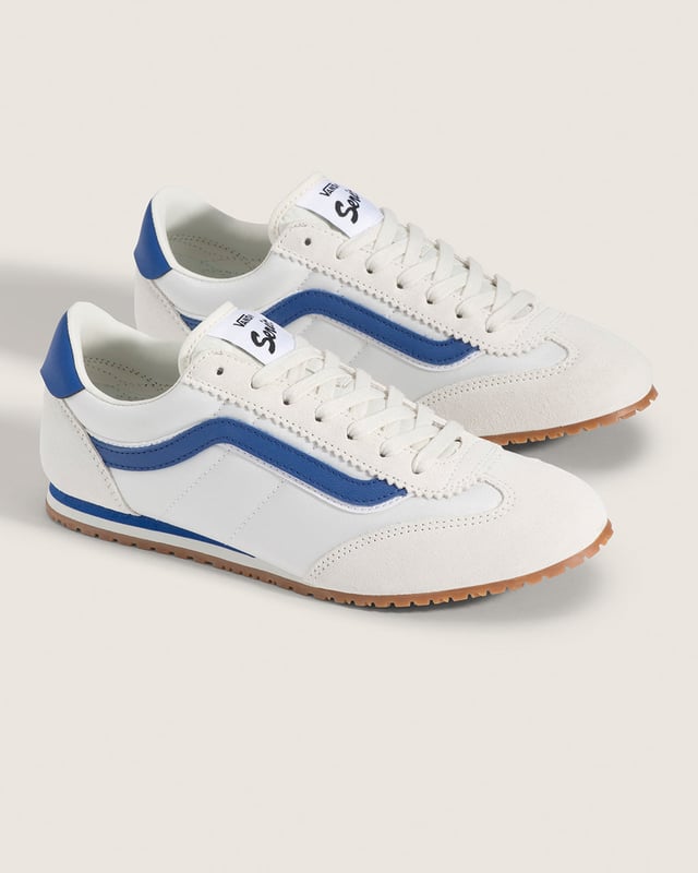Super Low Pro Sneaker - Marshmallow + True Blue