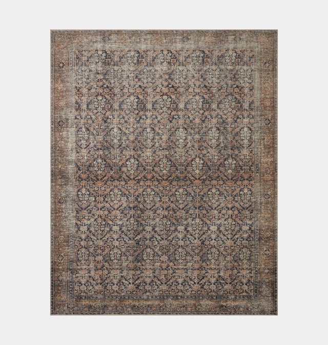 Billie BIL-01 Ink / Salmon Area Rug