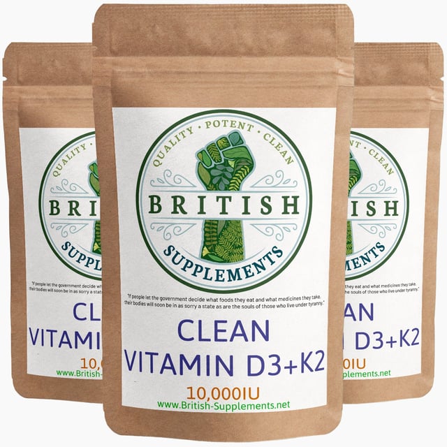 Clean Genuine Vitamin D3+K2