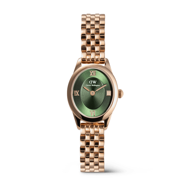 Ophelia Mini Emerald Rose Gold