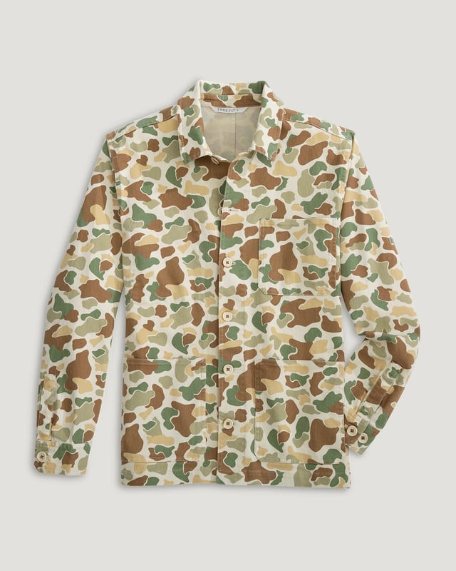 Men's Folly Twill Chore Coat - Vintage Camo