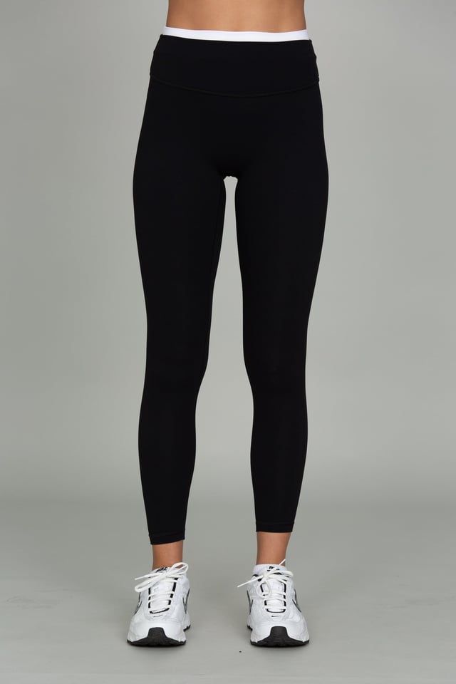 Black Double Waist StrydeForm Legging