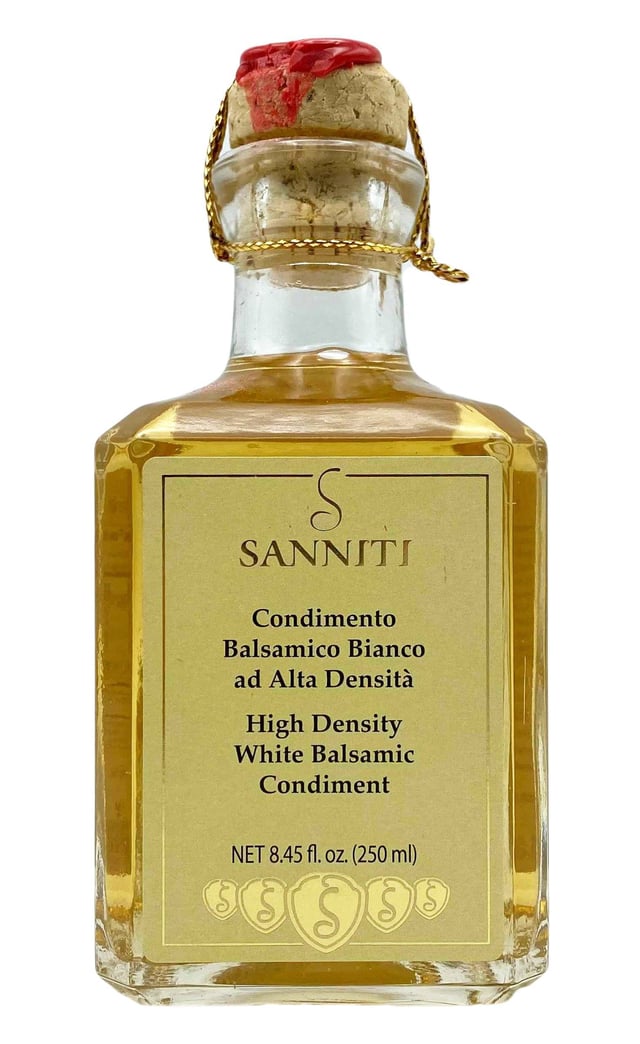 Sanniti Balsamic High Density White Vinegar, 8.45 oz (250 ml)
