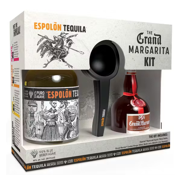 ESPOLON TEQUILA REPOSADO GIFT PACK W/ 200ML GRAND MARNIER LIQUEUR 750ML
