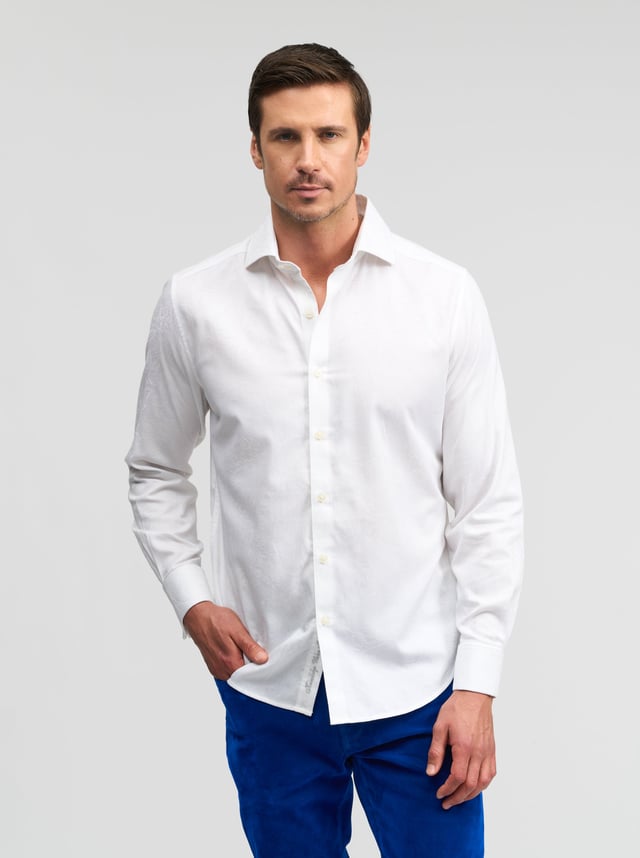 WAYCROSS LONG SLEEVE BUTTON DOWN SHIRT