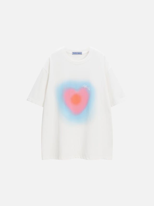 Aelfric Eden Blurring Heart Print Tee