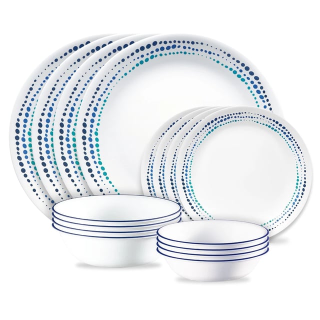 Corelle® Ocean Blues 18-piece Dinnerware Set, Service for 6