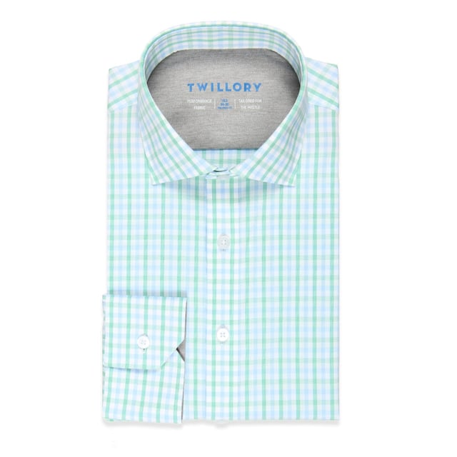 Leader Check // Green Blue Tattersall