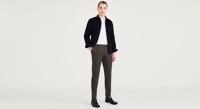 Crafted Trousers, Slim Tapered Fit